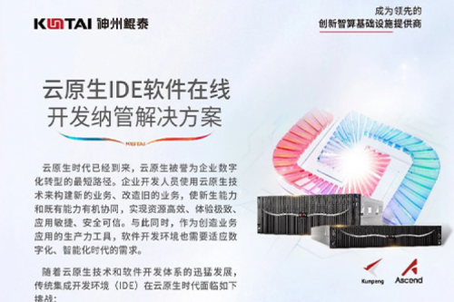 智算方案丨350vip8888新葡的京云原生IDE软件在线开发纳管解决方案
